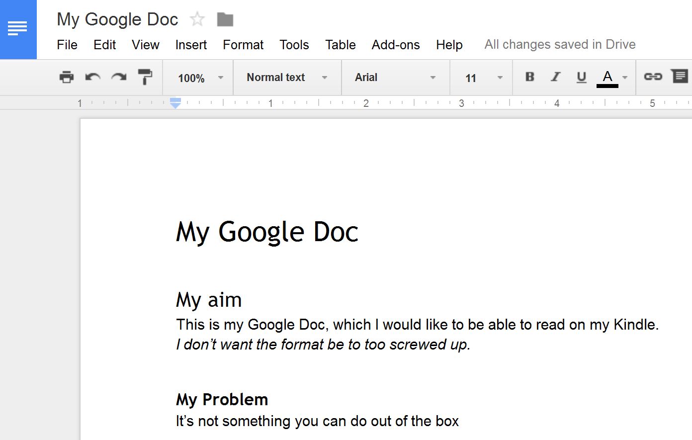 google doc